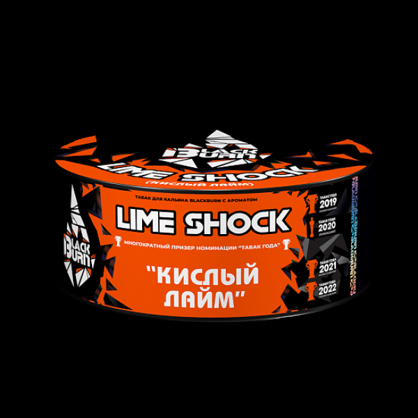 Табак BlackBurn Lime Shock 100 грамм в Сочи