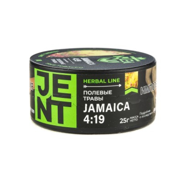 Табак Jent Herbal Line Jamaica 4 19 Полевые Травы 25 грамм в Сочи