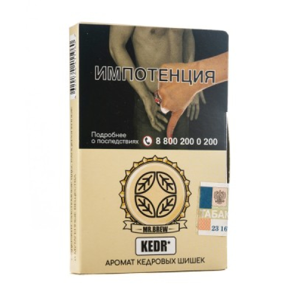 Табак Mr Brew Kedr Аромат Кедровых Шишек 25 грамм в Сочи
