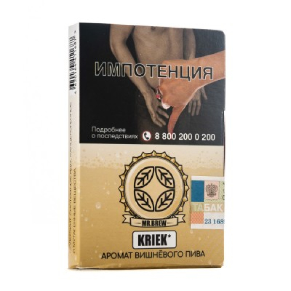 Табак Mr Brew Kriek Аромат Вишневого Пива 25 грамм в Сочи