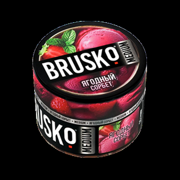 Бестабачная смесь Brusko Ягодный Сорбет 50 грамм в Сочи