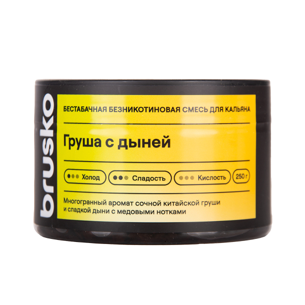 Бестабачная смесь Brusko Груша С   Дыней 250 грамм в Сочи