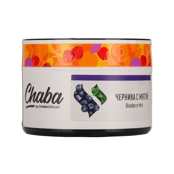 Бестабачная смесь Chaba Blueberry Mint Nicotine Free 40 грамм в Сочи