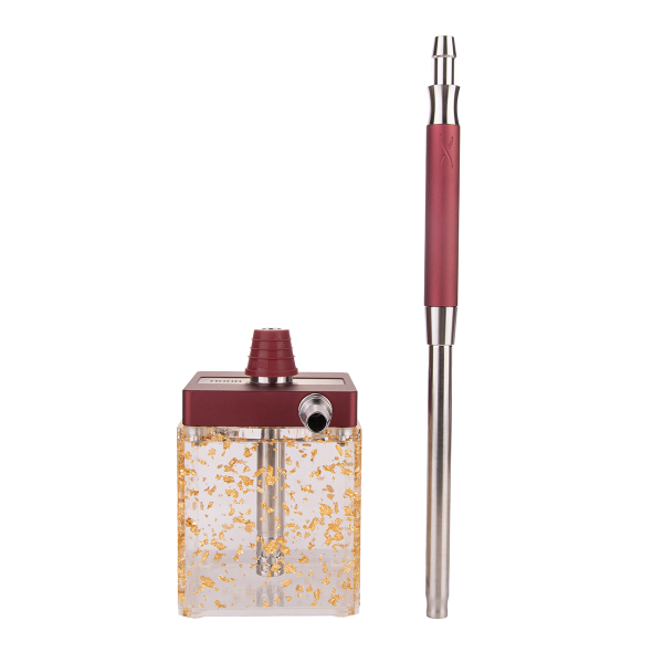 Кальян Hoob Subatom Wine Red X Ss | Cube Mini Gold в Сочи