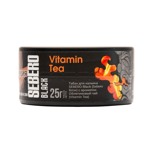 Табак Sebero Black Black Vitamin Tea 25 грамм в Сочи