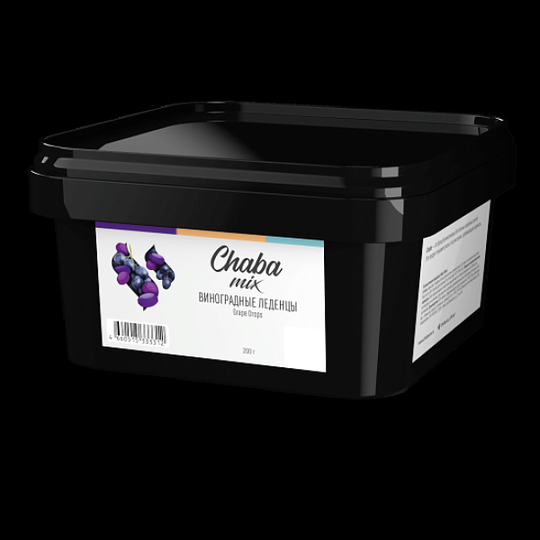 Безникотиновая смесь Chaba Mix Grape Drops Виноградные Леденцы 200 грамм в Сочи
