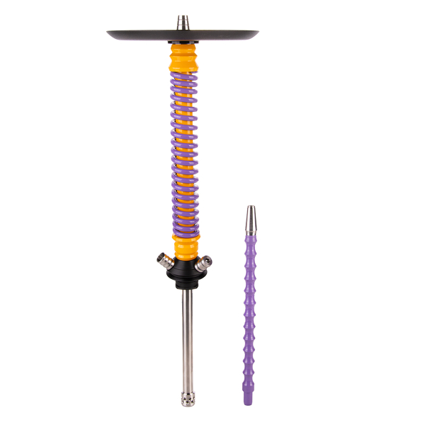 Кальян Mamay Customs Coilover Большой  Жёлтый Сирень в Сочи