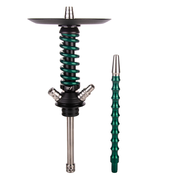 Кальян Mamay Customs Coilover Micro  Чёрный Зелёный Лак в Сочи
