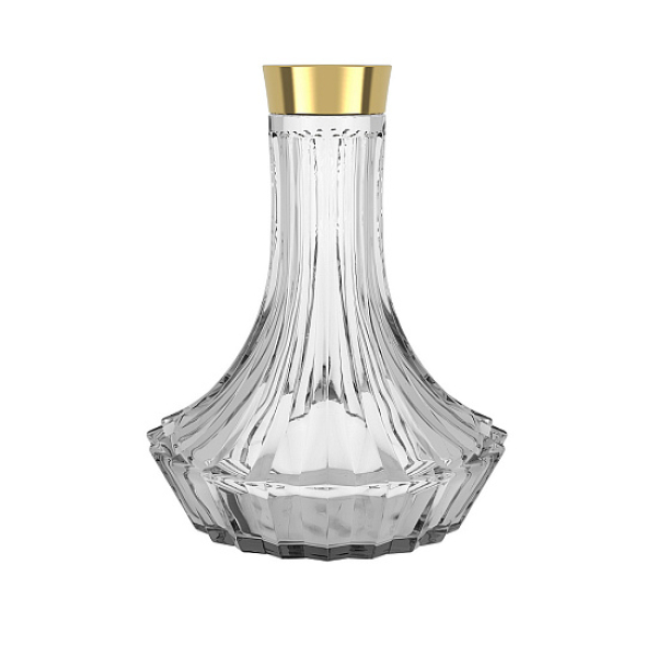Колба Alpha Hookah Craft Twistlock На Резьбе Прозрачная  Gold в Сочи