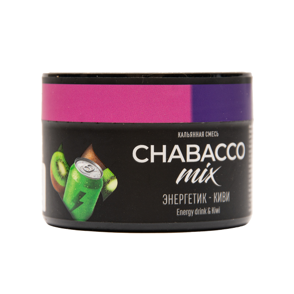 Бестабачная смесь Chabacco Medium Mix Energy Drink & Kiwi 40 грамм в Сочи