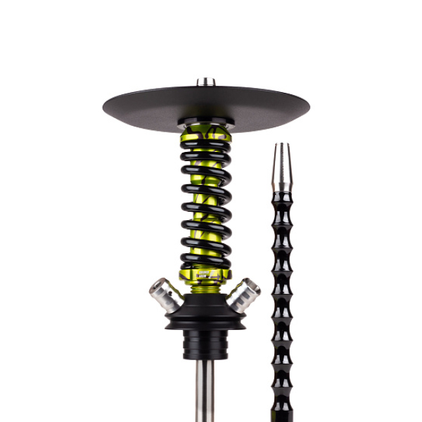 Кальян Mamay Customs Coilovers Micro Anod Oliva Splash Черный Глянец в Сочи