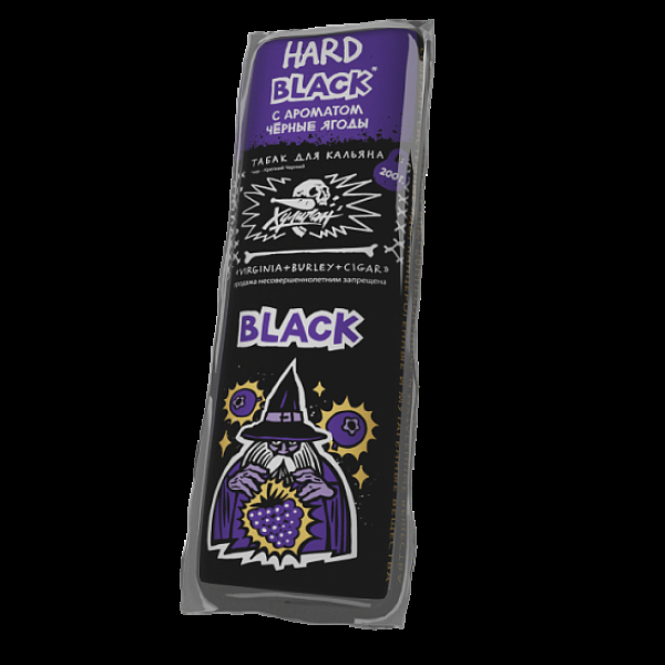 Табак Хулиган Hard Black Черные Ягоды 200 грамм в Сочи