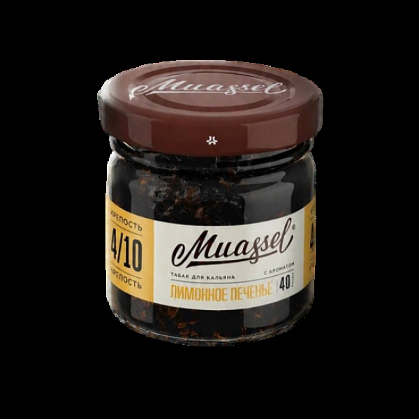 Табак Muassel Medium Лимонное Печенье 40 грамм в Сочи