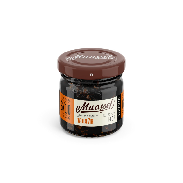 Табак Muassel Extra Strong Папайя 40 грамм в Сочи