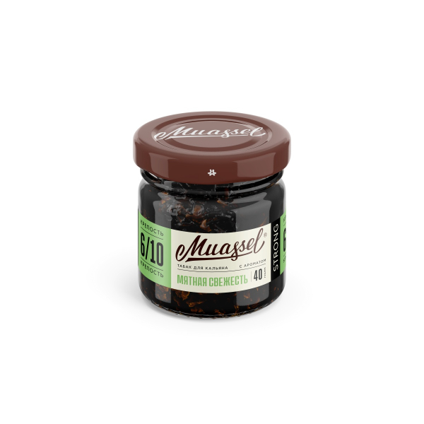 Табак Muassel Extra Strong Мятная Свежесть 40 грамм в Сочи