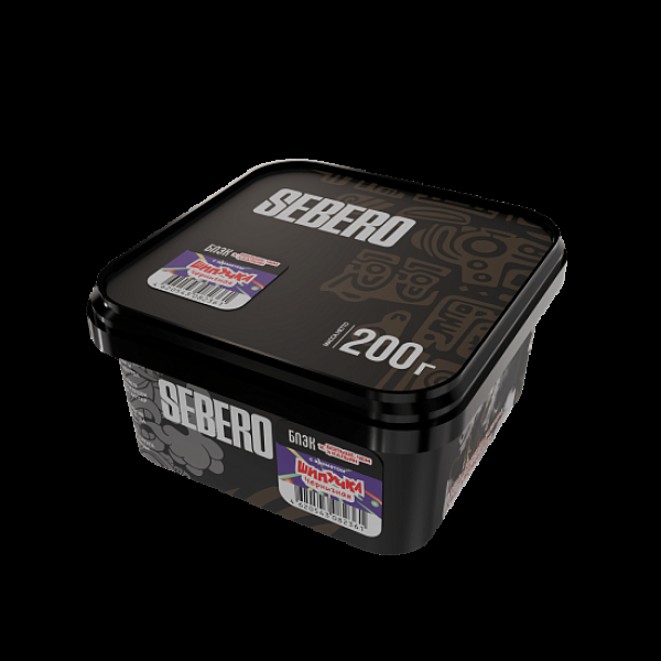 Табак Sebero Black Бчк Черничная Шипучка 200 грамм в Сочи