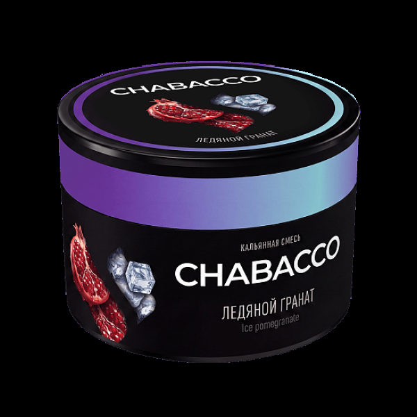 Бестабачная смесь Chabacco Ice Pomegranate Ледяной Гранат Medium 40 грамм в Сочи