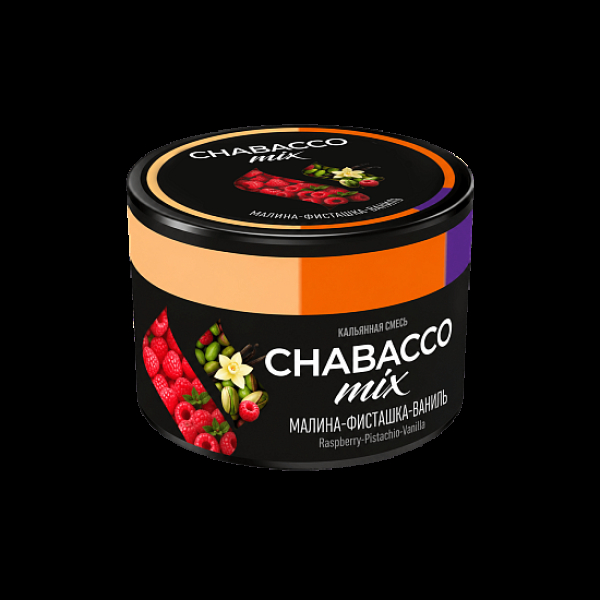 Бестабачная смесь Chabacco Mix Raspberry Pistachio Vanilla Малина Фисташка Ваниль Medium 40 грамм в Сочи