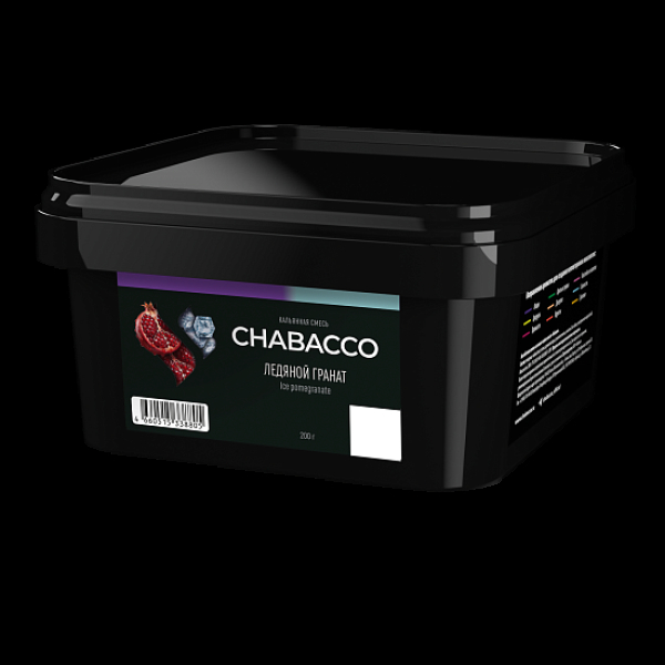 Бестабачная смесь Chabacco Ice Pomegranate Ледяной Гранат Medium 200 грамм в Сочи