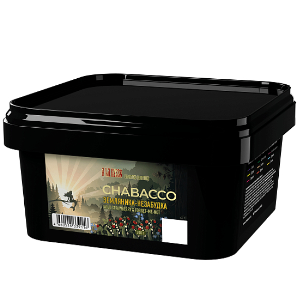 Бестабачная смесь Chabacco Le Strawberry & Forget Me Not Земляника Незабудка Medium 200 грамм в Сочи