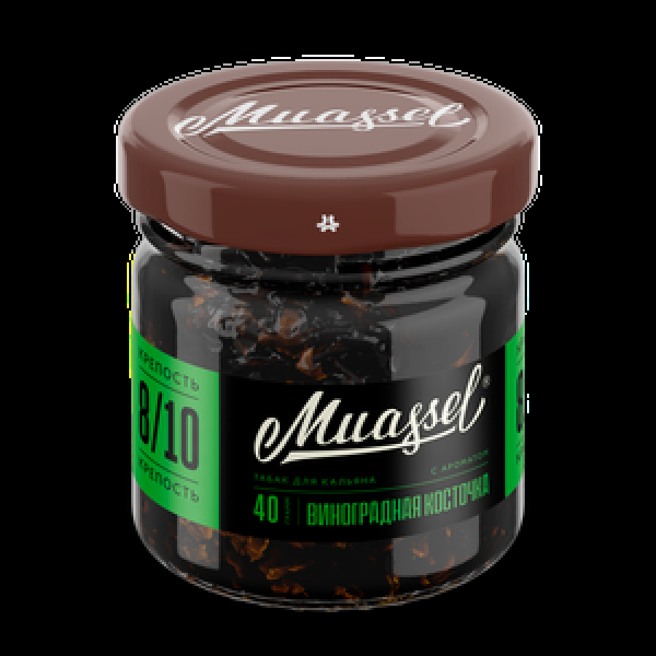 Табак Muassel Extra Strong Виноградная Косточка 40 грамм в Сочи